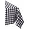 DII&#xAE; 84&#x22; Black &#x26; White Checkers Tablecloth